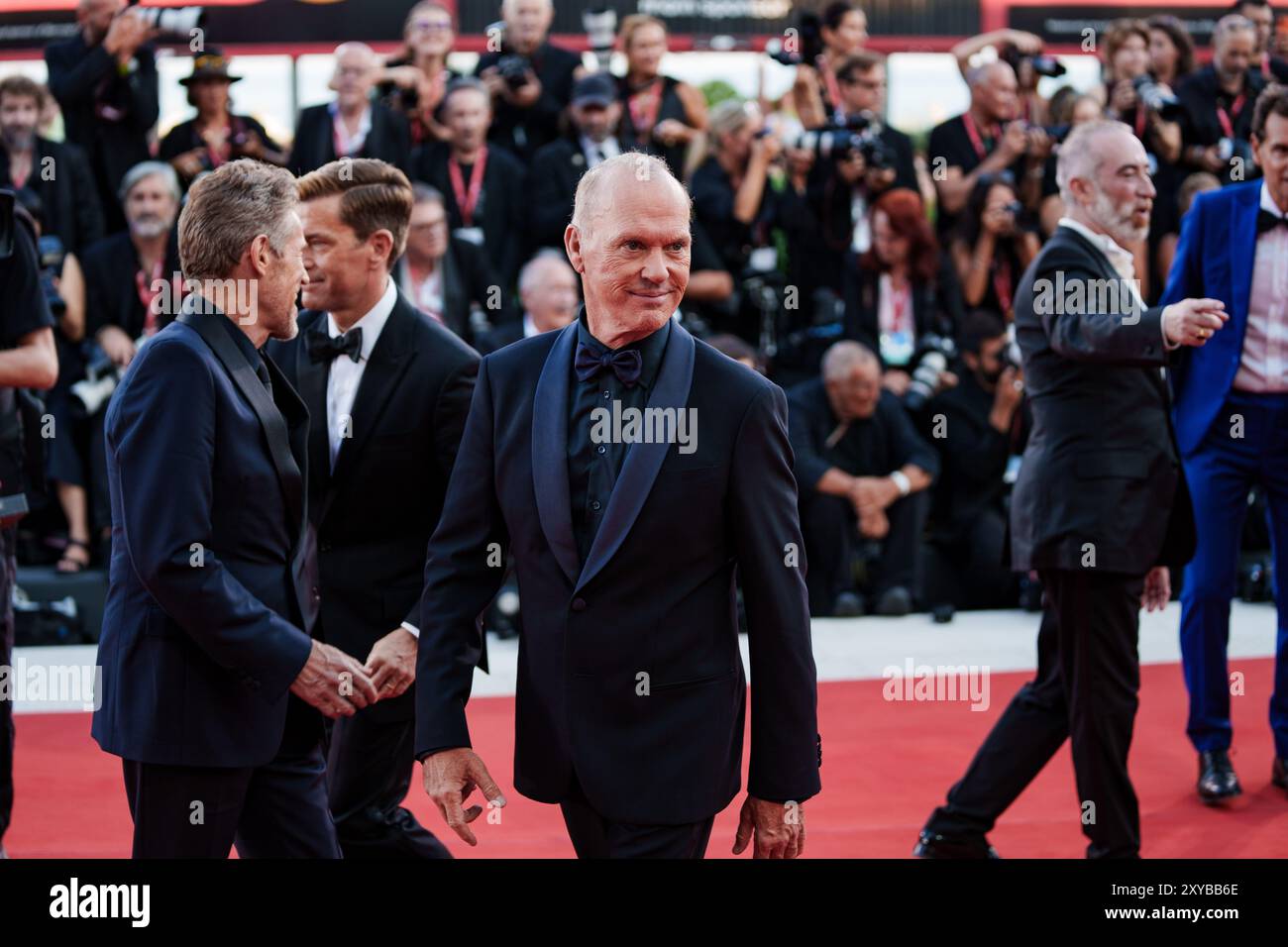 VENISE, ITALIE - AOÛT 28 2024 - tapis rouge d'ouverture - Michael Keaton assiste à un tapis rouge pour le film 'Beetlejuice Beetlejuice' pendant la 81e VE Banque D'Images