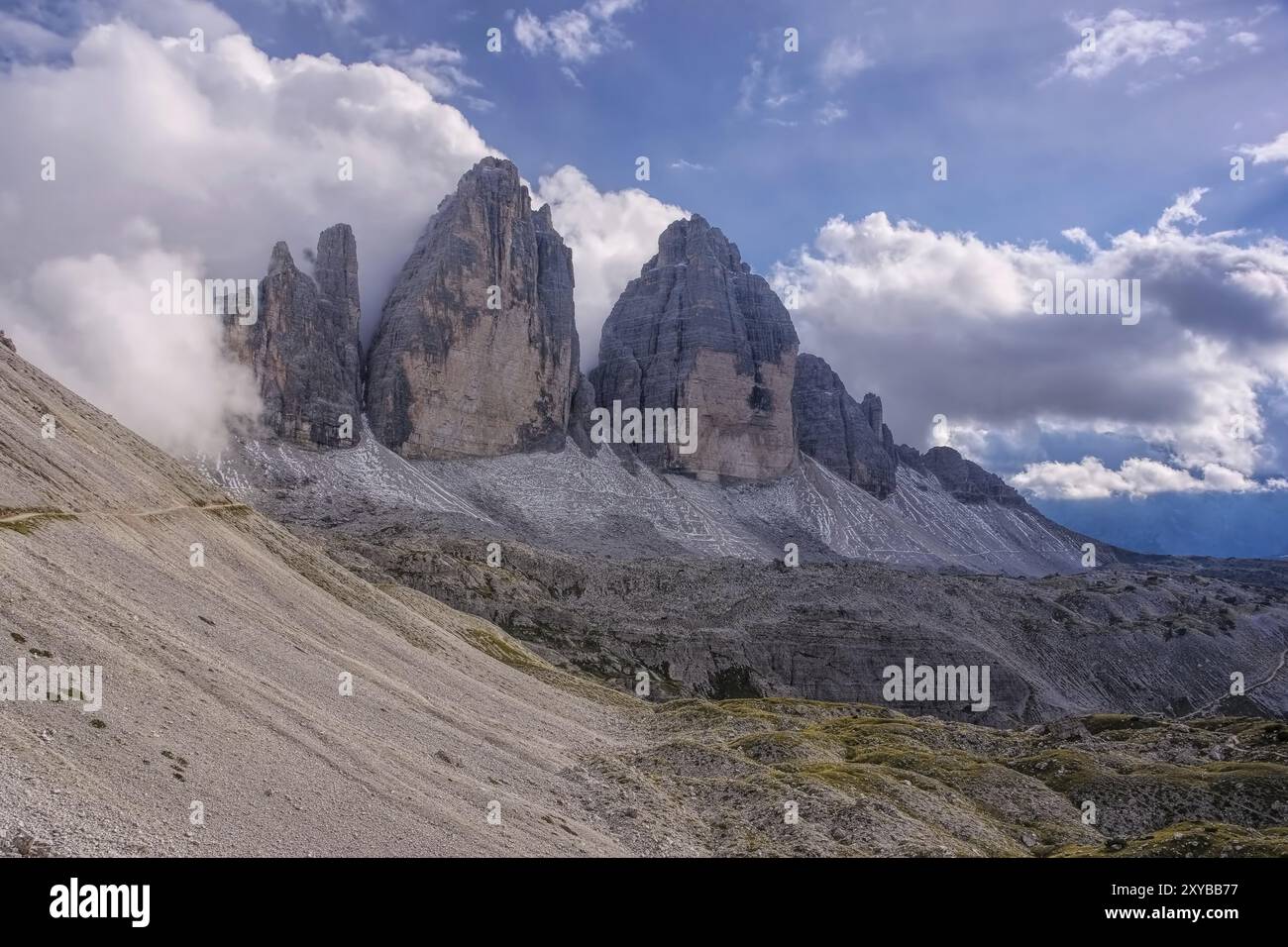 Trois pics, Tre Cime di Lavaredo 02 Banque D'Images