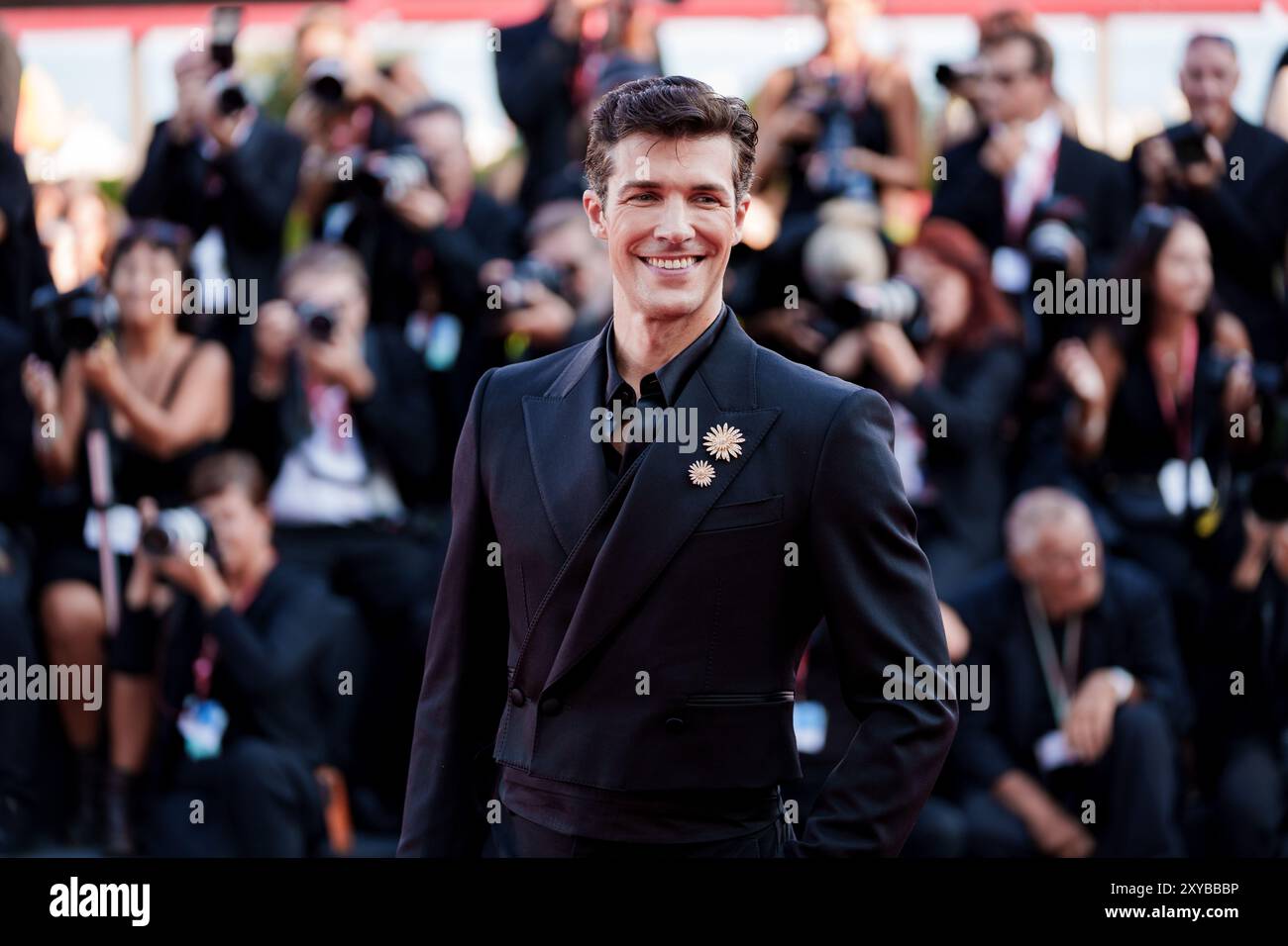 VENISE, ITALIE - AOÛT 28 2024 - tapis rouge d'ouverture - Roberto Bolle assiste à un tapis rouge pour le film 'Beetlejuice Beetlejuice' pendant le 81ème Veni Banque D'Images