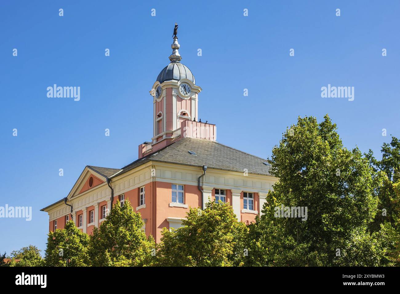 Hôtel de ville historique à Templin Banque D'Images