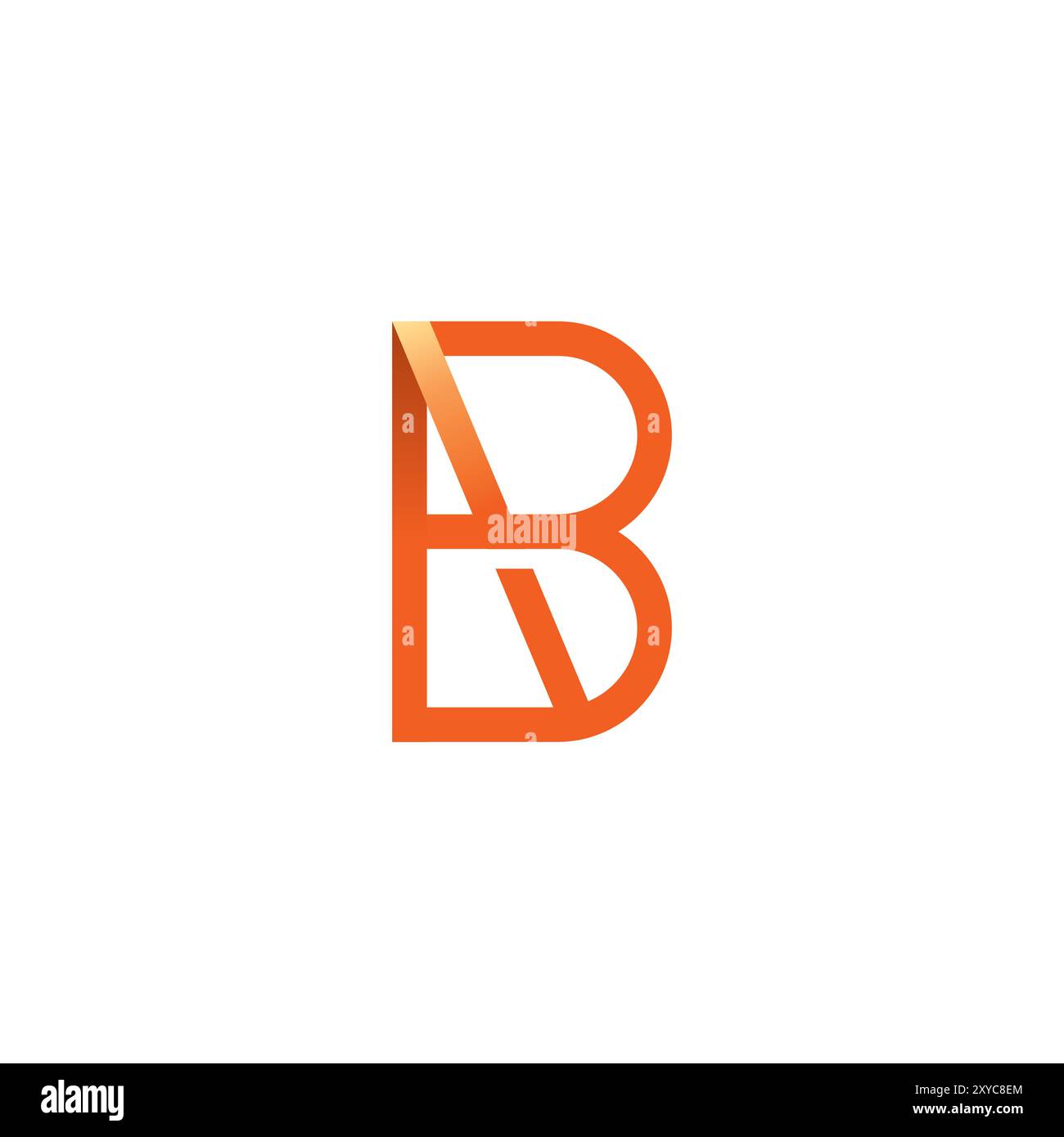 Lettre BA logo vecteur. Logo initial AB Illustration de Vecteur