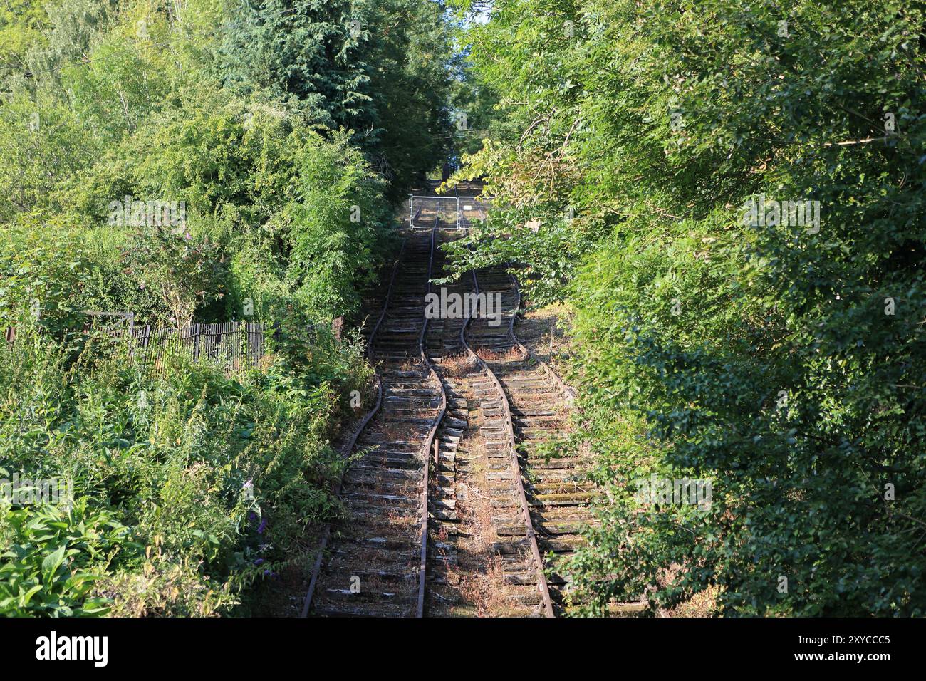 Hay incliné plane Coalport Ironbridge gorge Shropshire Royaume-Uni histoire industrielle Banque D'Images