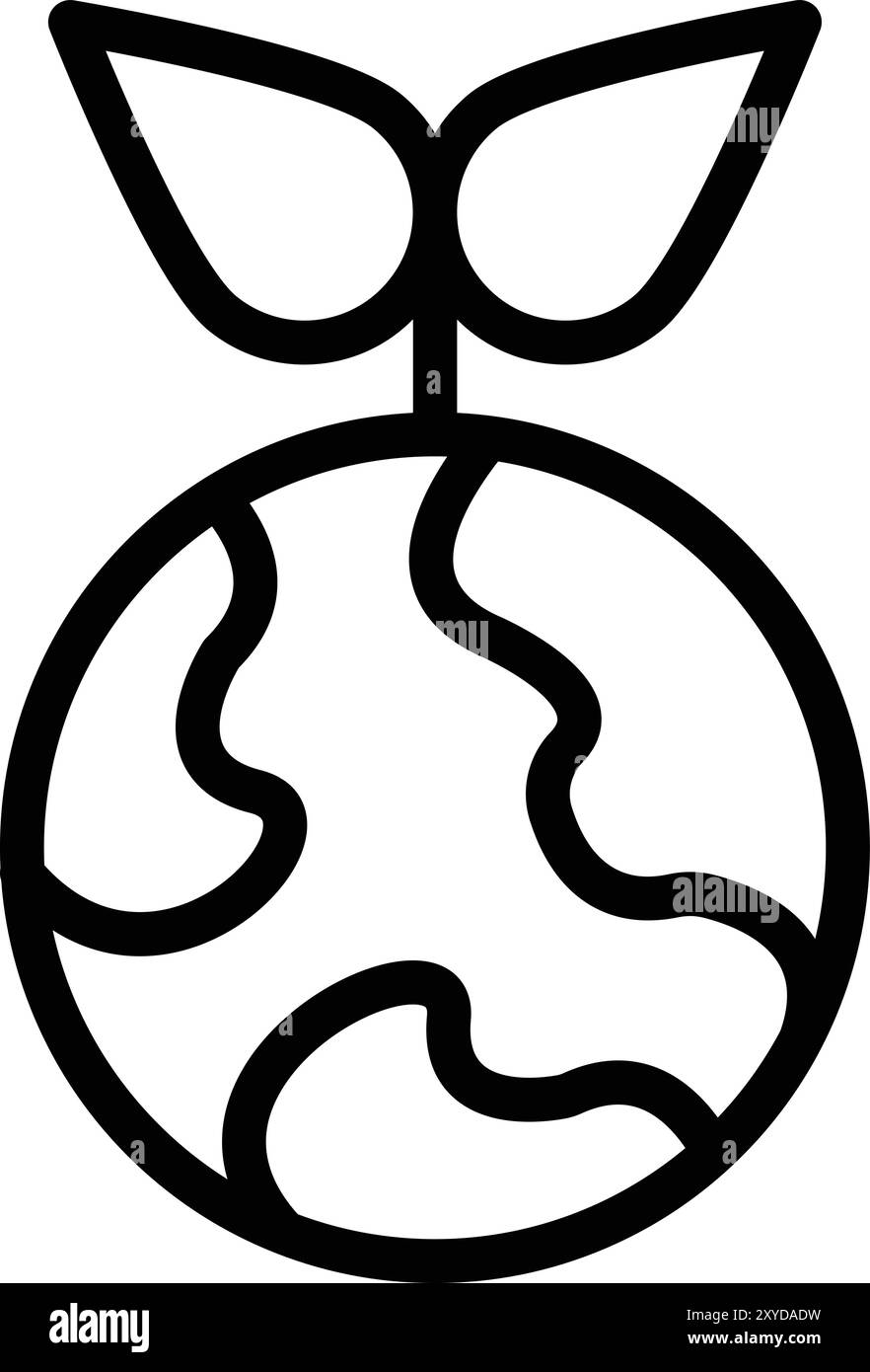 Illustration de conception d'icône de vecteur d'énergie durable Illustration de Vecteur