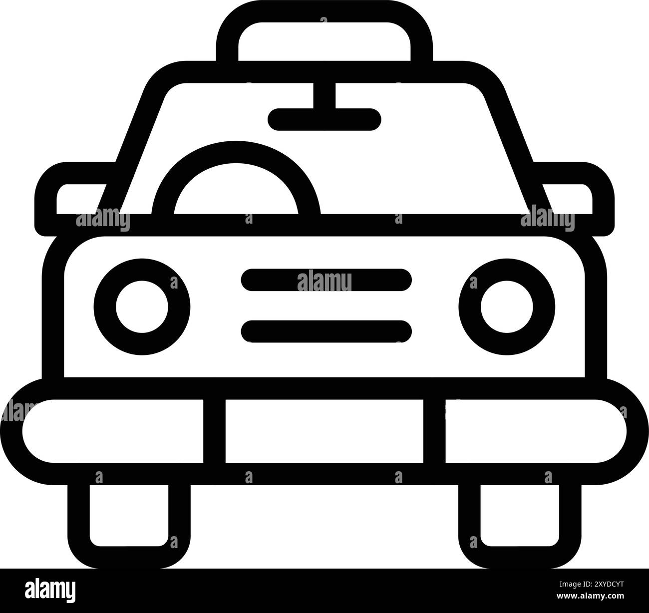 Illustration de conception d'icône de vecteur de taxi Illustration de Vecteur