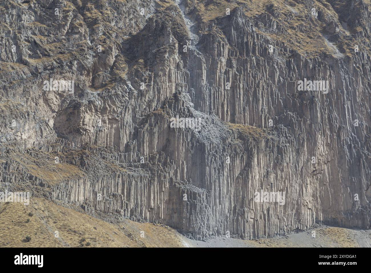 Photographie de la formation rocheuse spéciale dans le canyon de Colca au Pérou Banque D'Images