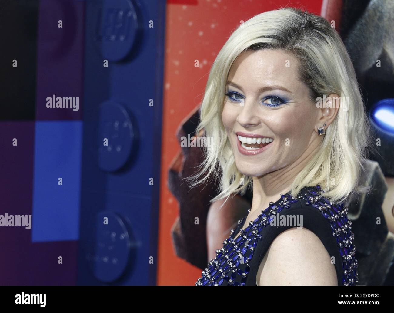 Elizabeth Banks au Los Angeles premiere de 'Le Lego Film 2 : La deuxième partie' qui s'est tenue au Regency Village Theatre de Westwood, USA le 2 février Banque D'Images