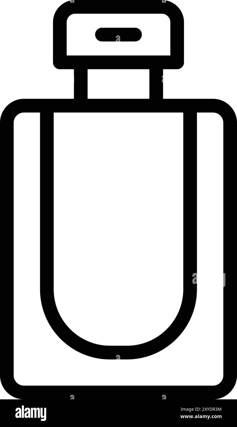 Illustration de conception d'icône de vecteur de parfum Illustration de Vecteur