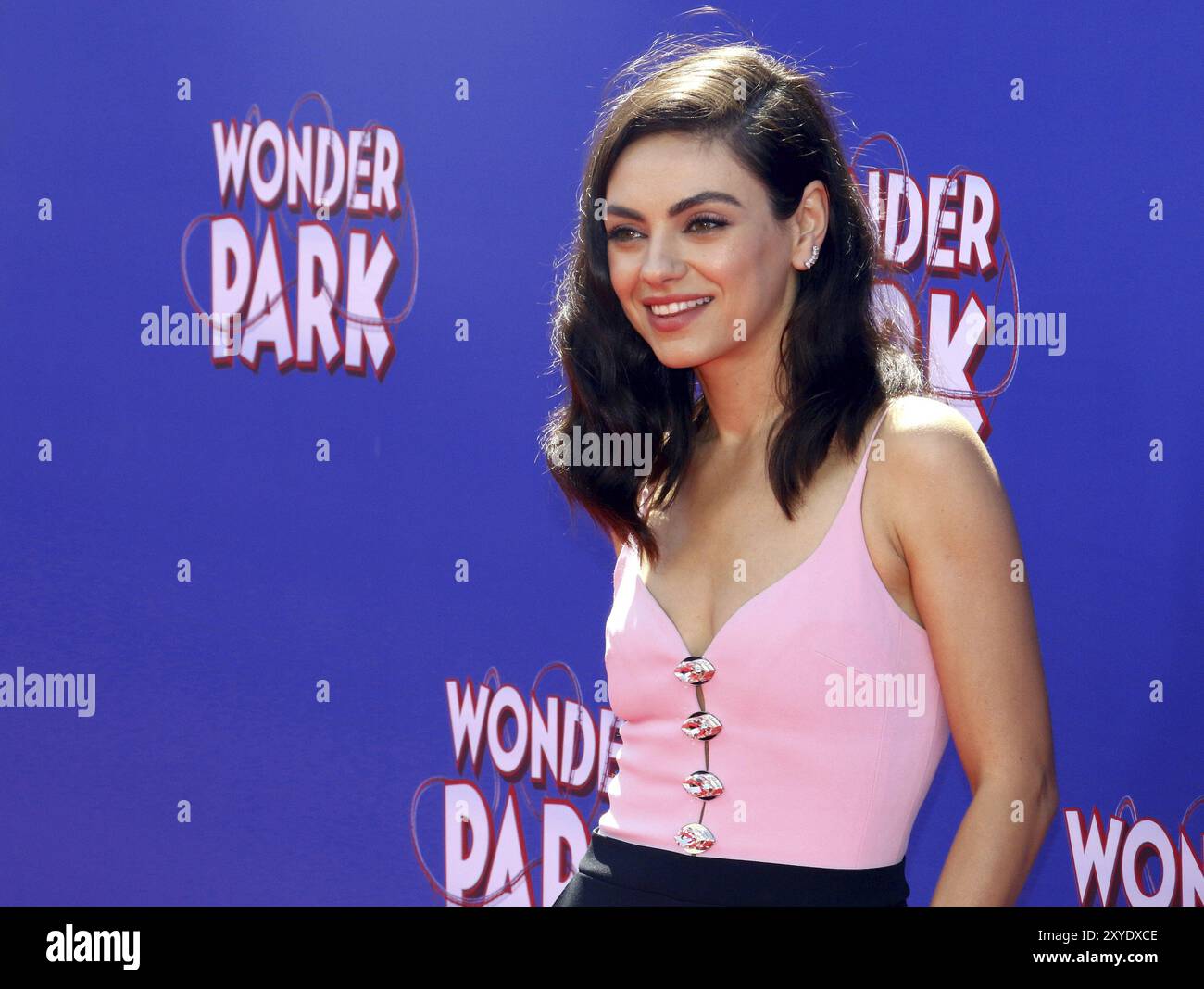 Mila Kunis à la première mondiale de 'Wonder Park' qui s'est tenue au Regency Bruin Theatre à Westwood, États-Unis, le 10 mars 2019 Banque D'Images