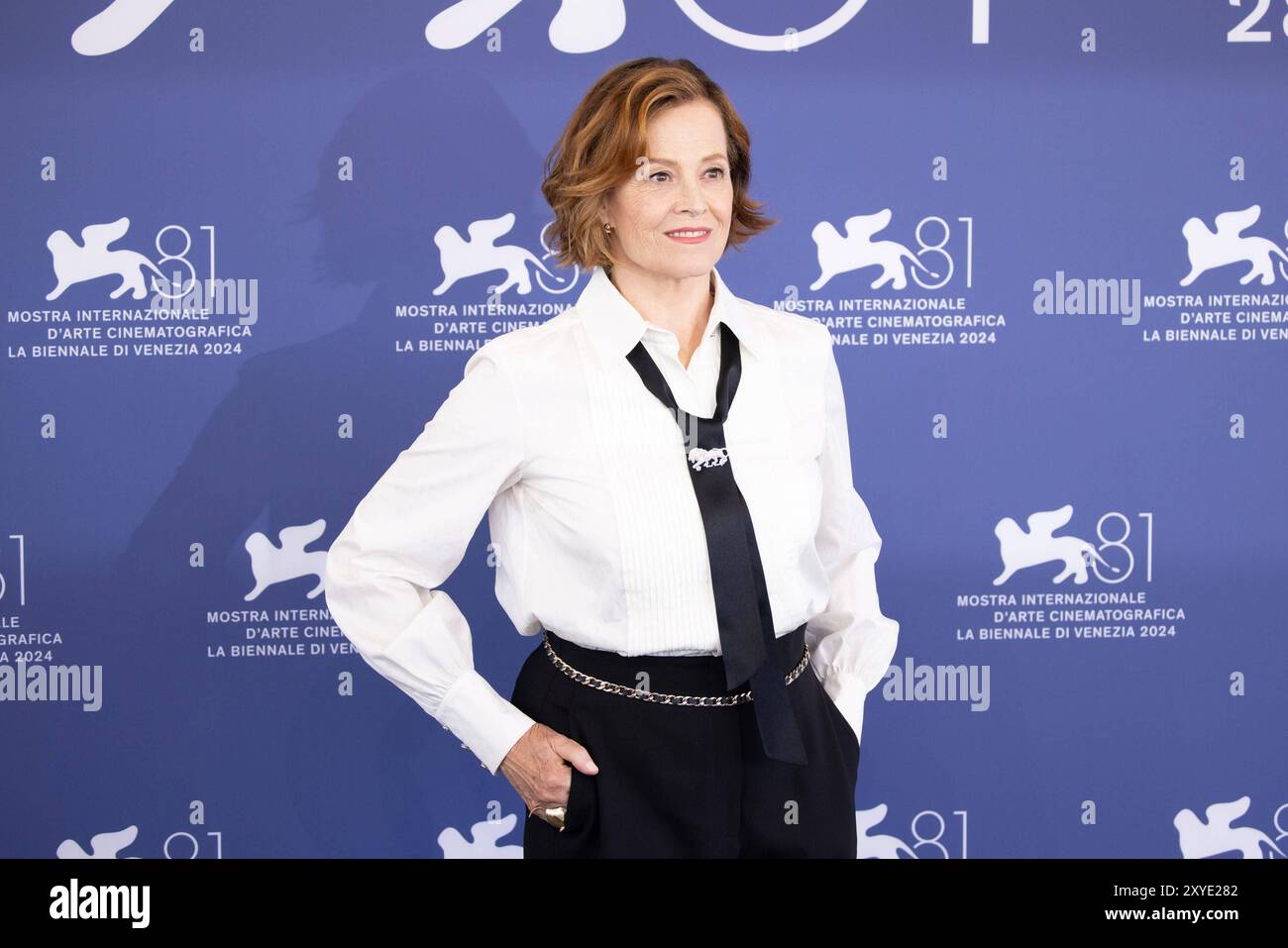 Actualités - Sigourney Weaver - Lion d'or pour la réalisation de toute une vie - Photocall - le 81ème Festival International du film de Venise Sigourney Weaver assiste au Photocall Lion d'or pour la réalisation de toute une vie lors du 81ème Festival International du film de Venise le 28 août 2024 à Venise, Italie. Photo : Cinzia Camela. Lido di Venezia Palazzo del Casinò Italie Copyright : xCinziaxCamelax/xLiveMediax LPN_1491462 Banque D'Images