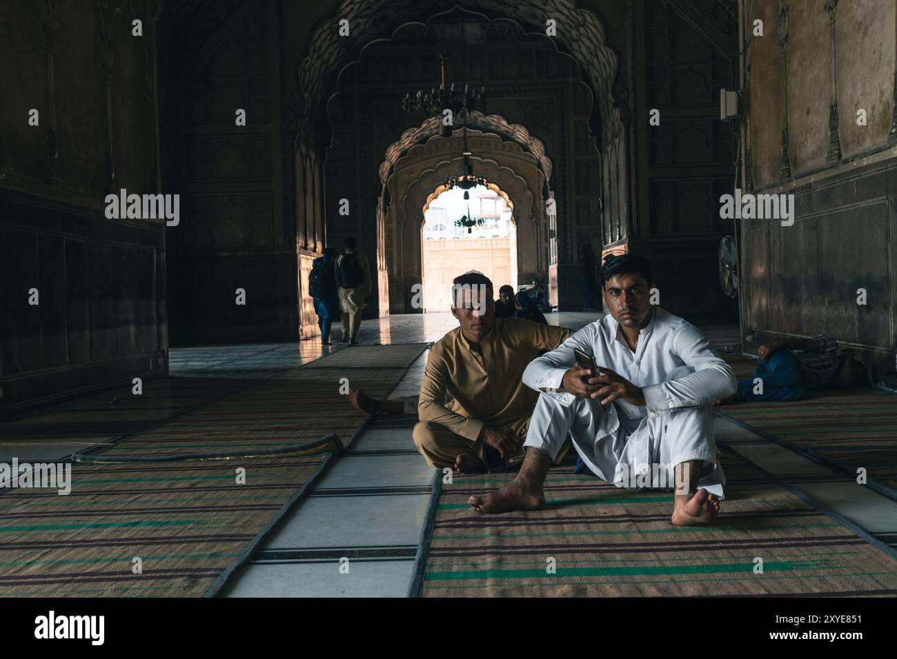 Mosquée Badshahi, Lahore. Banque D'Images