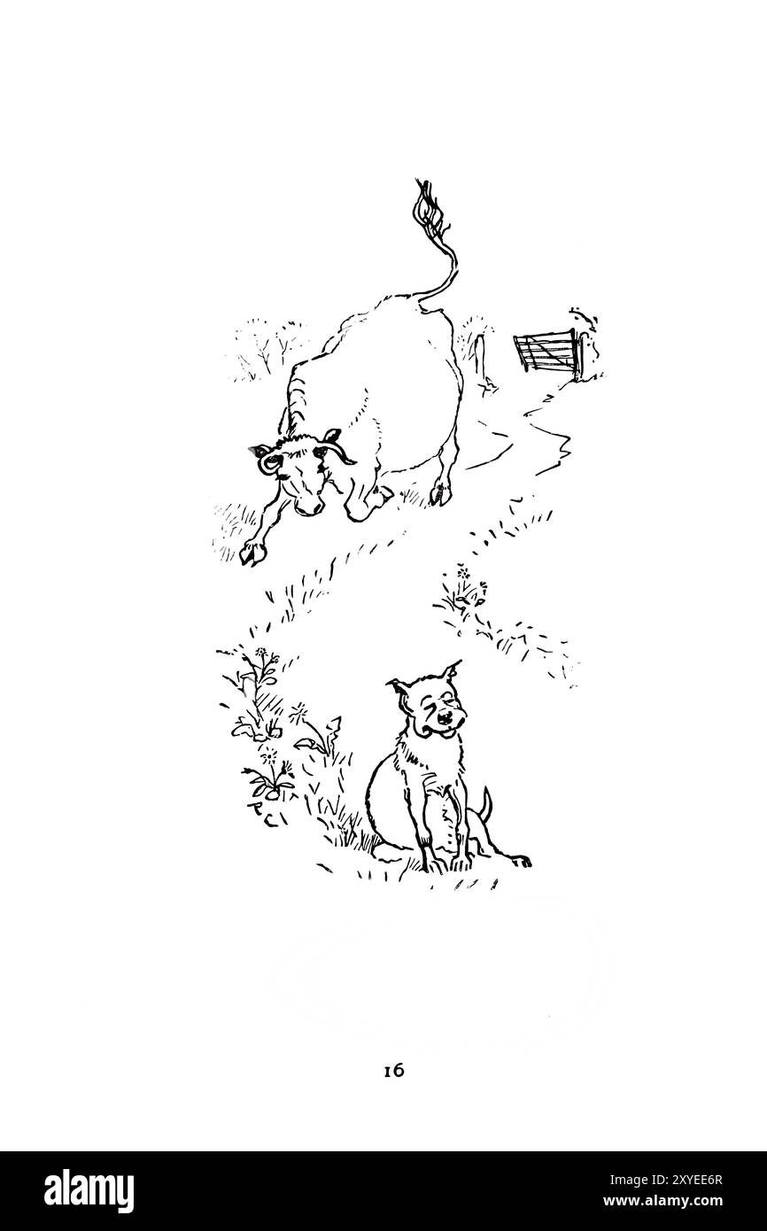 C'est la maison que Jack construit par Randolph Caldecott a publiée en 1887 Banque D'Images