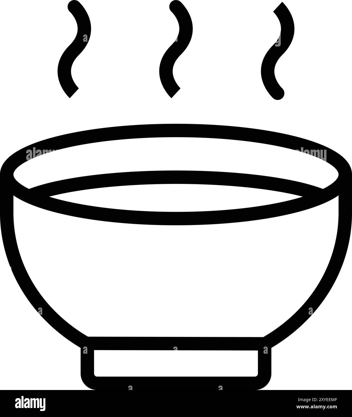 Illustration de conception d'icône de vecteur de bol Illustration de Vecteur
