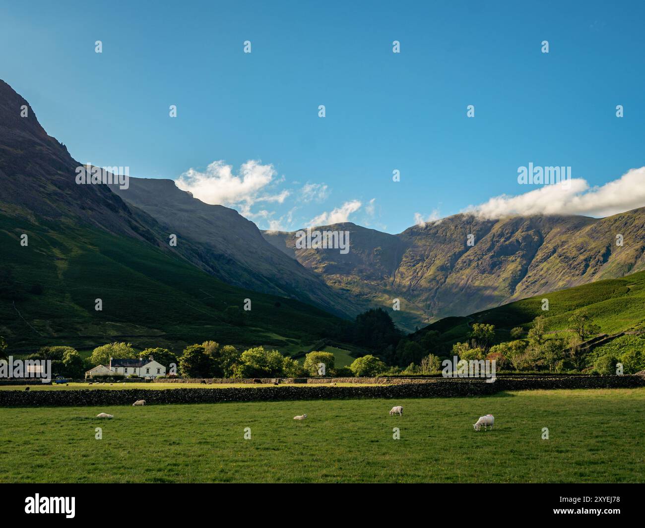 Mosedale et Black Crag View en Écosse Banque D'Images