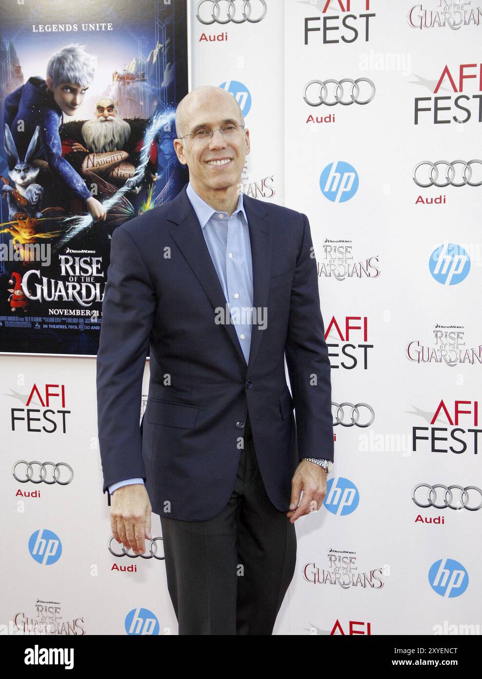 Jeffrey Katzenberg au Gala du AFI FEST 2012 projection de « Rise of the Guardians » au Grauman's Chinese Theatre à Hollywood, aux États-Unis, en novembre Banque D'Images