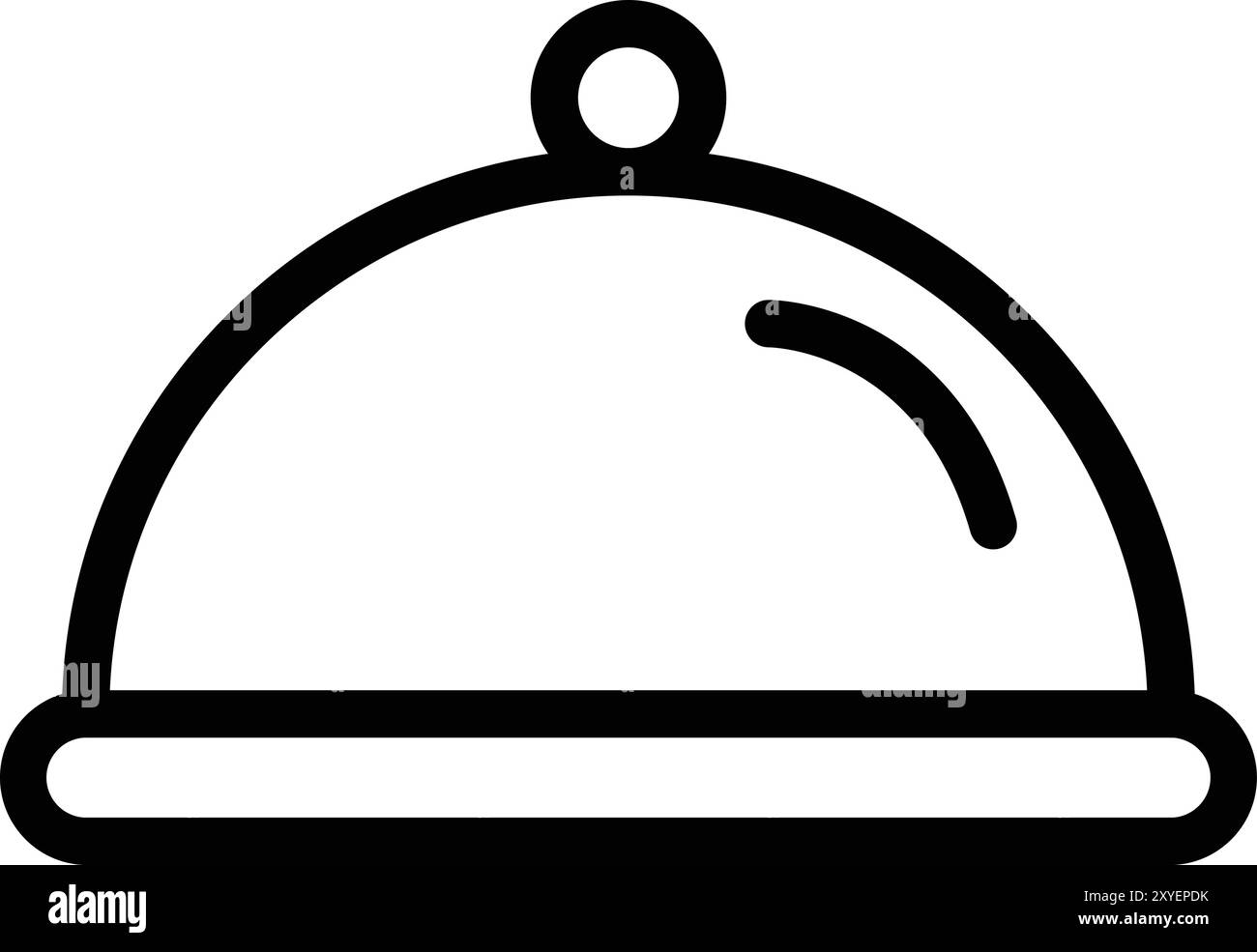 Illustration de conception d'icône de vecteur de plateau alimentaire Illustration de Vecteur