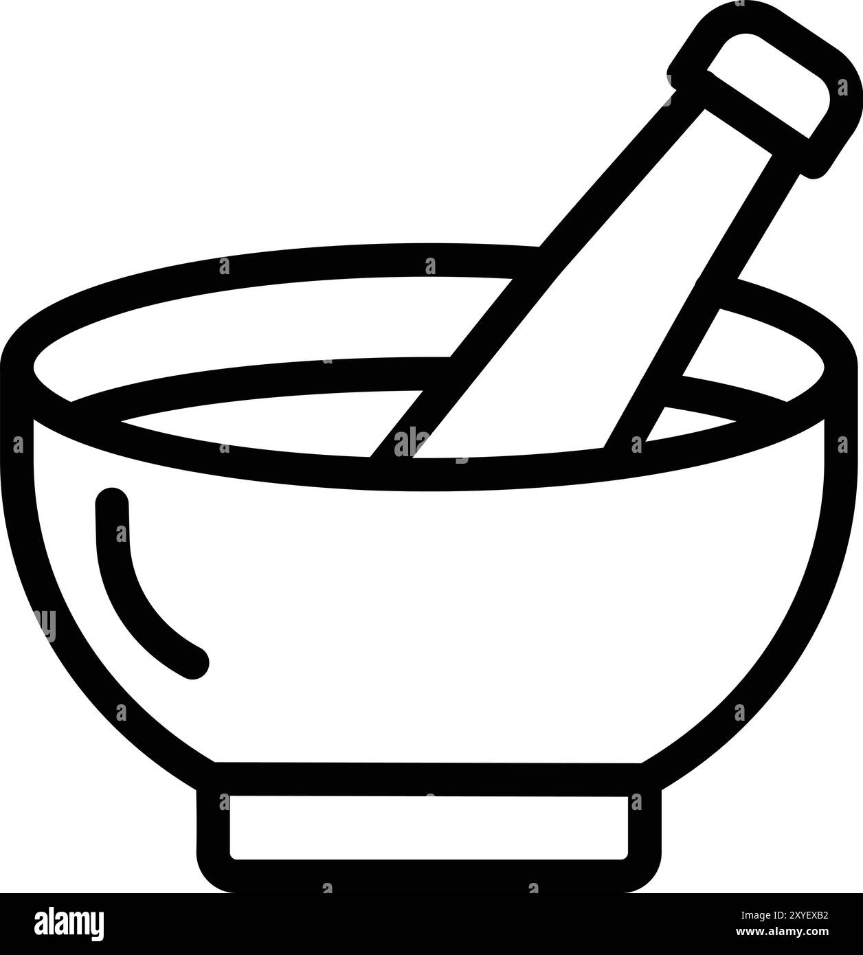 Illustration de conception d'icône de vecteur de bol Illustration de Vecteur