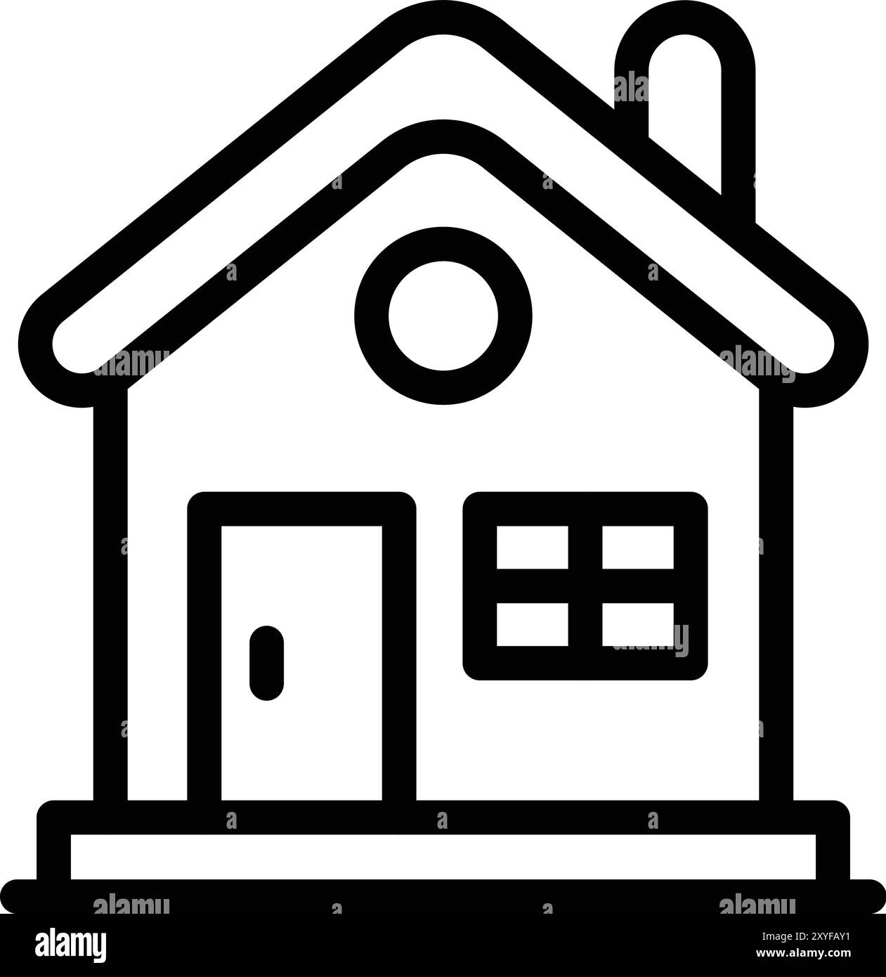 Illustration de conception d'icône de vecteur de maison Illustration de Vecteur