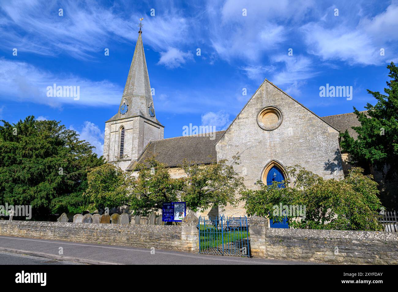 Église St Jame Aston, Oxfordshire, Angleterre Banque D'Images