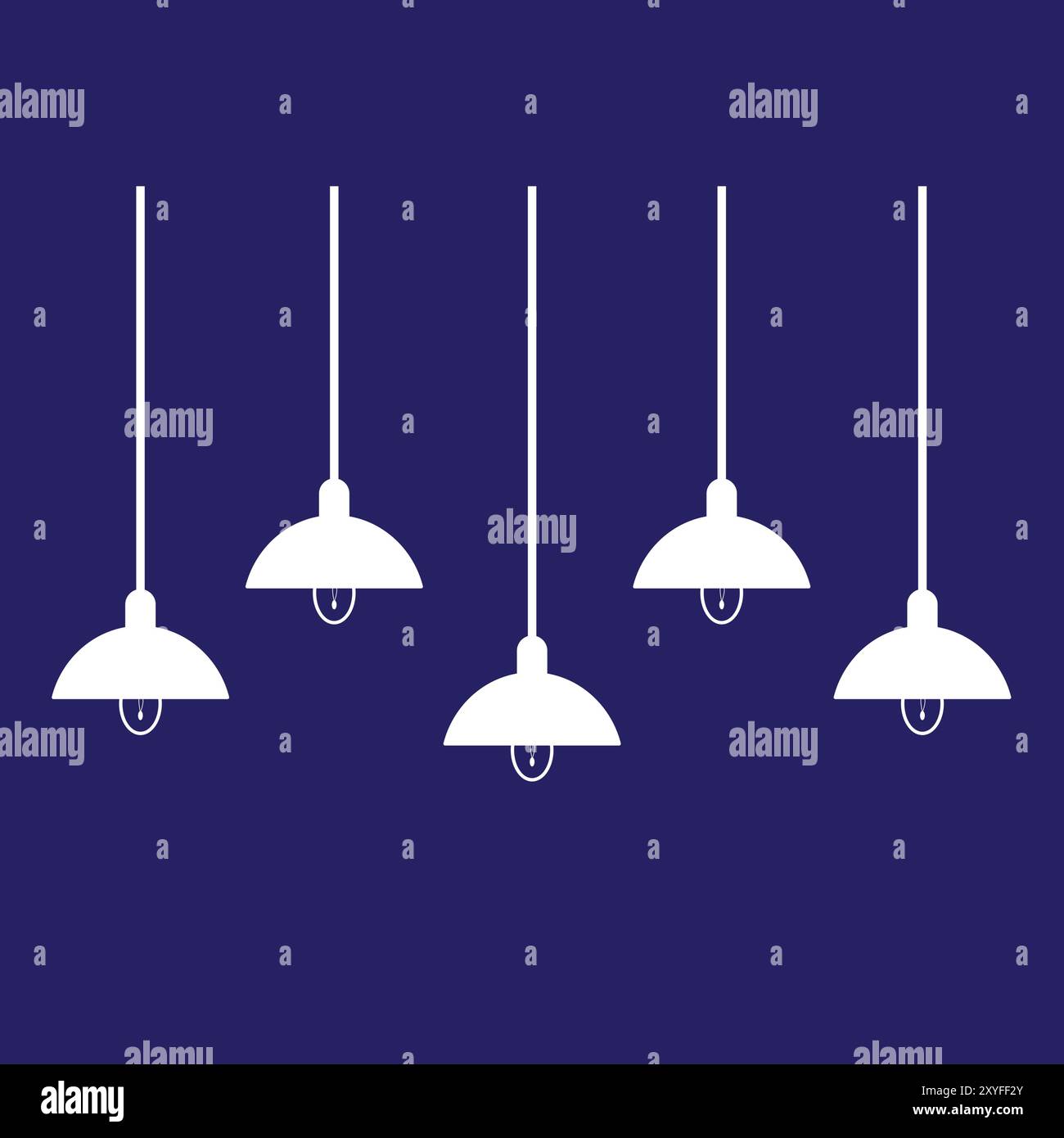 Icône de plafonnier, lampe d'éclairage de plafond à domicile Illustration vectorielle Illustration de Vecteur