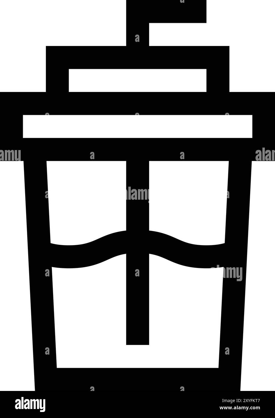 Illustration de conception d'icône de vecteur de boisson gazeuse Illustration de Vecteur