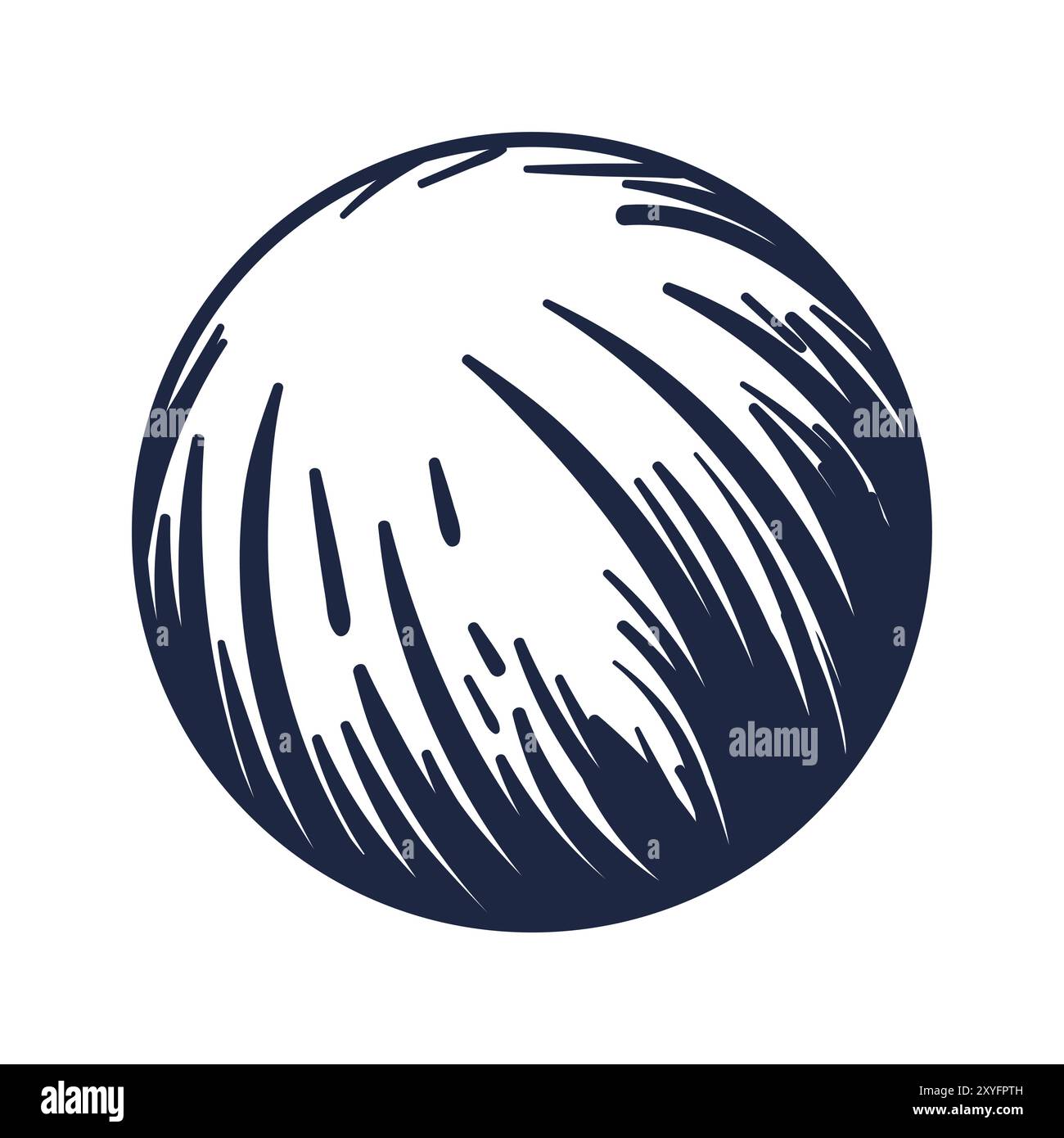 Vintage Retro Marbles Ball ou Planet illustration Vector Illustration de Vecteur