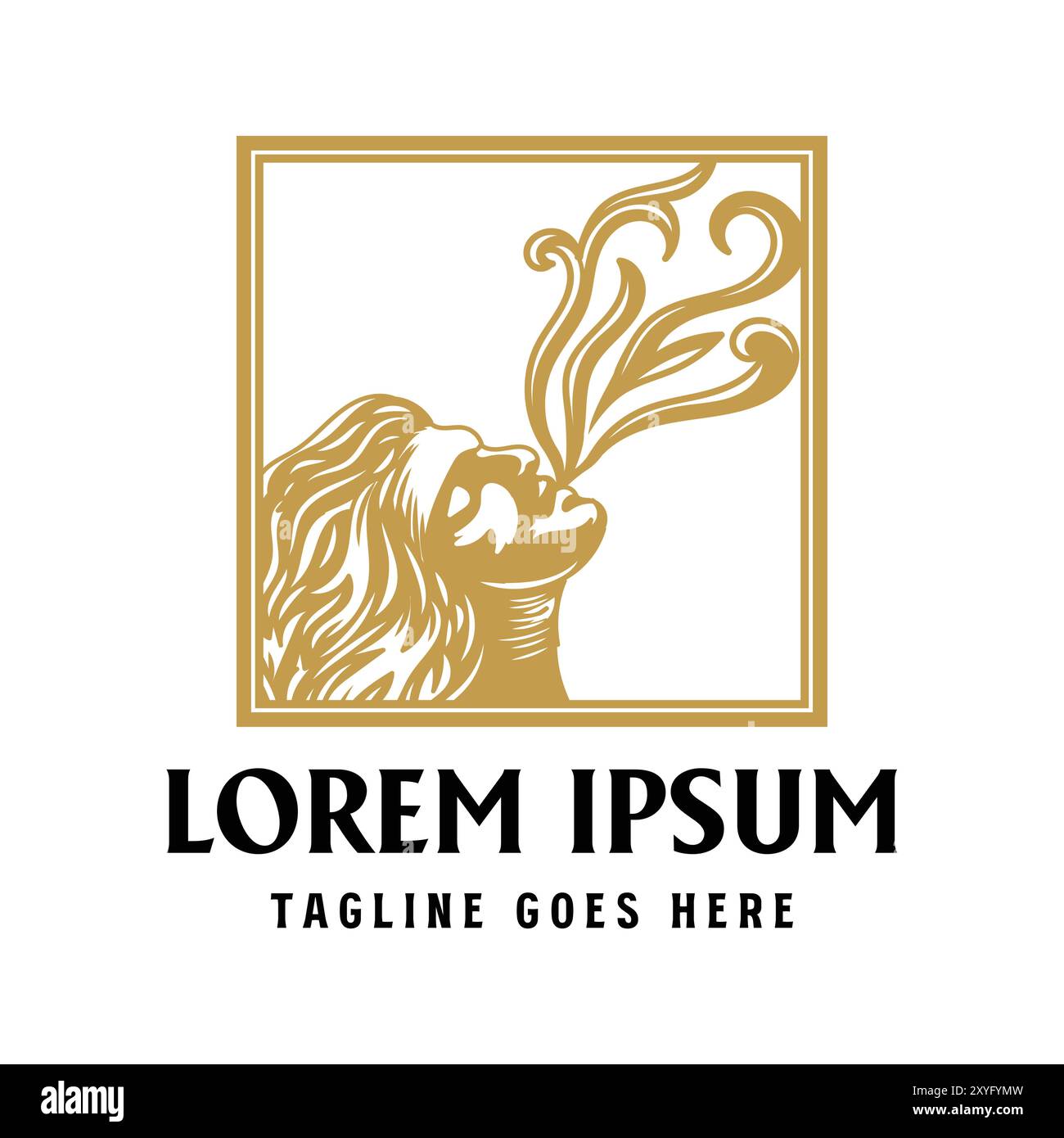 Illustration de Aeolus, Dieu du vent grec , homme fort avec vent soufflant Illustration de Vecteur