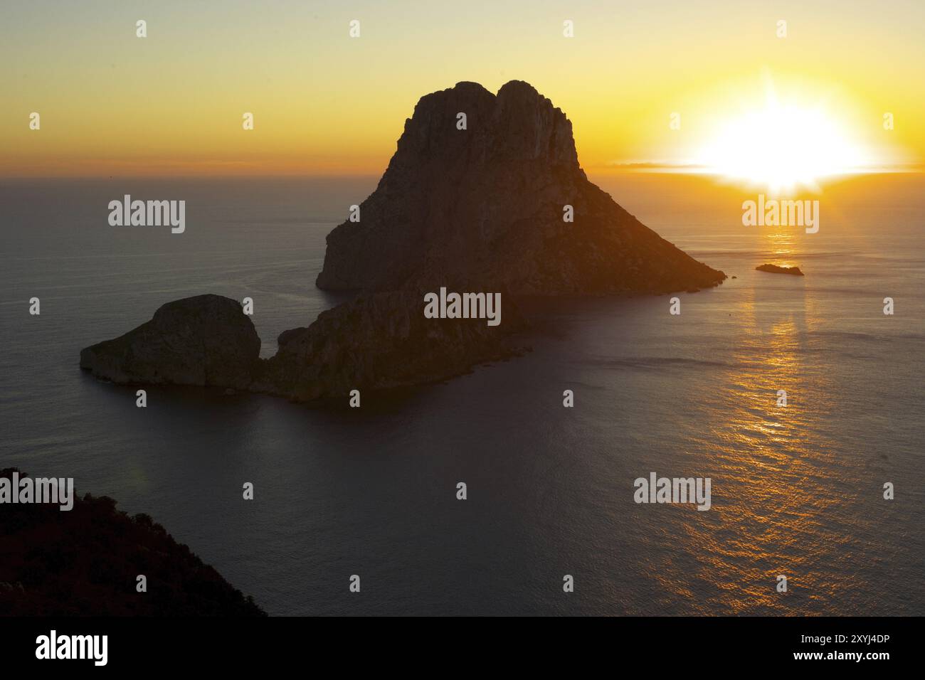 Es Vedra, torre des Savinar (Torre del Pirata) . sant Josep de sa Talaia.Ibiza.Islas Pitiusas.Baleares.Espana Banque D'Images