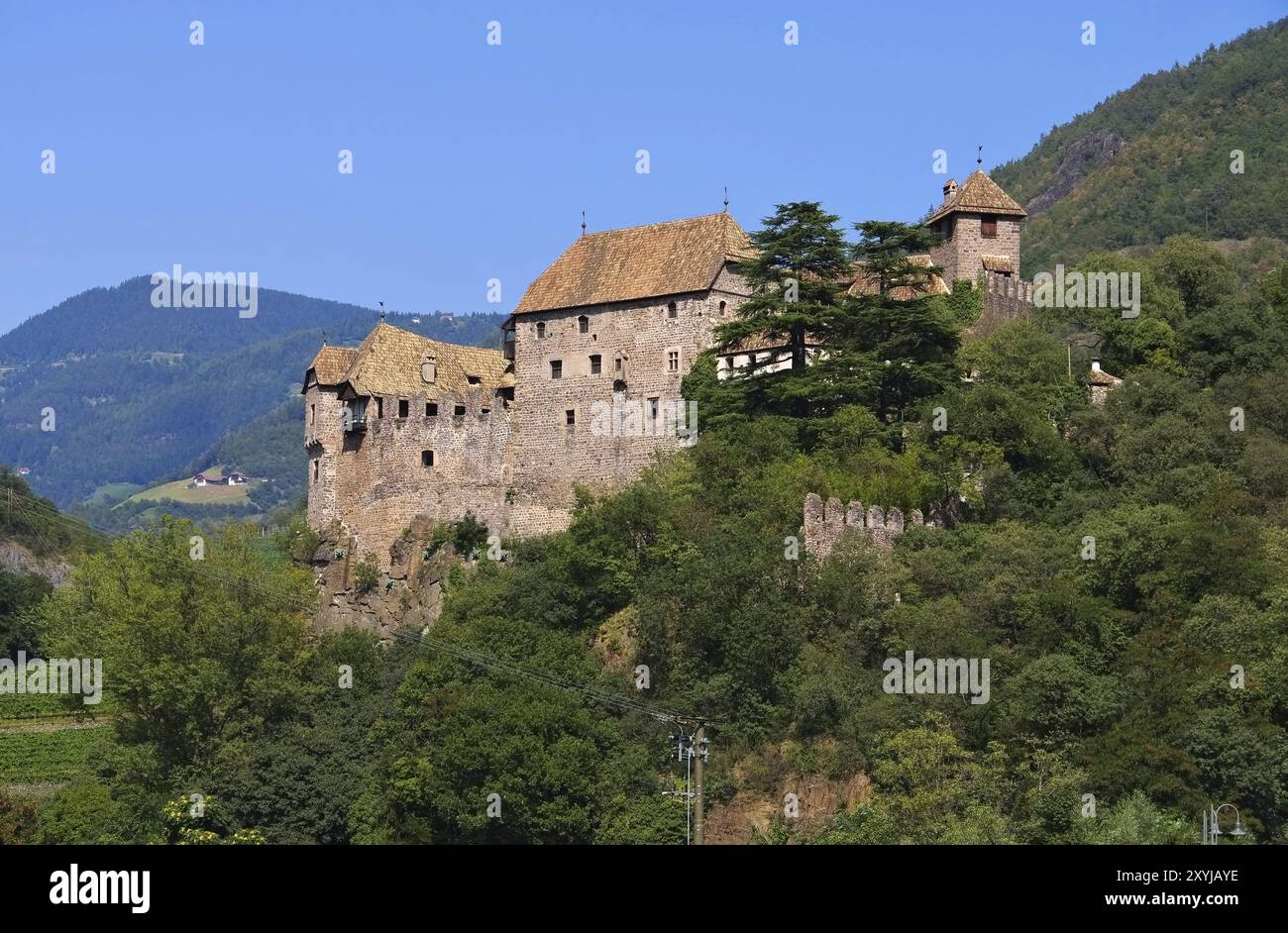 Château de Runkelstein à Bolzano, château de Runkelstein dans le Haut-Adige, Bolzano Banque D'Images