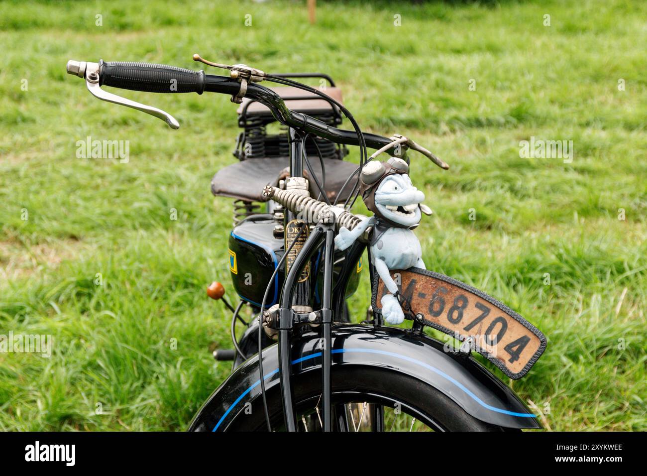 Moto DKW. Foire à vapeur de Cheshire 2024. Banque D'Images