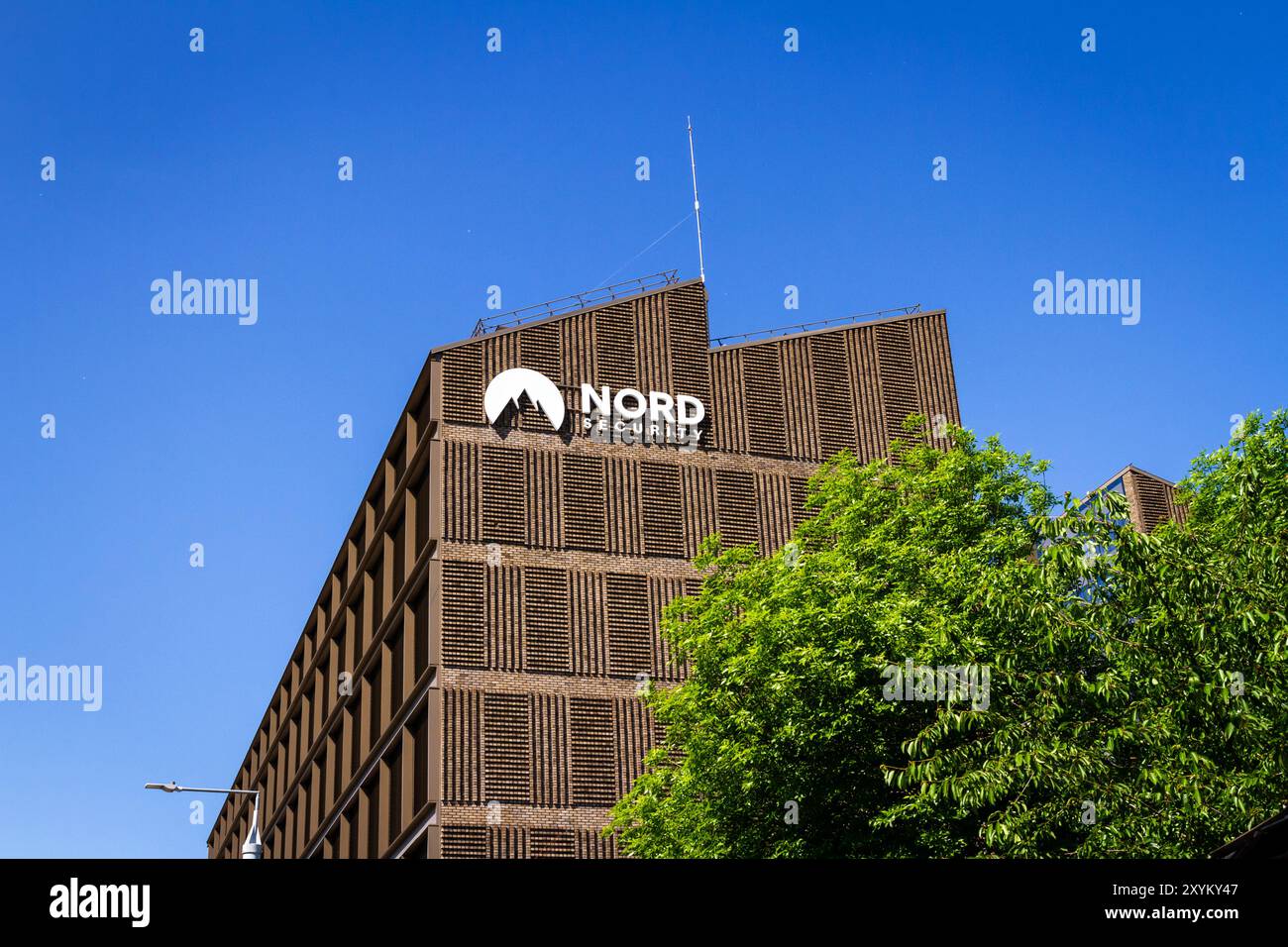 Vilnius, Lituanie - 27 mai 2024. Bâtiment de sécurité Nord à Vilnius. Nord Security est un fournisseur de services NordVPN. Banque D'Images