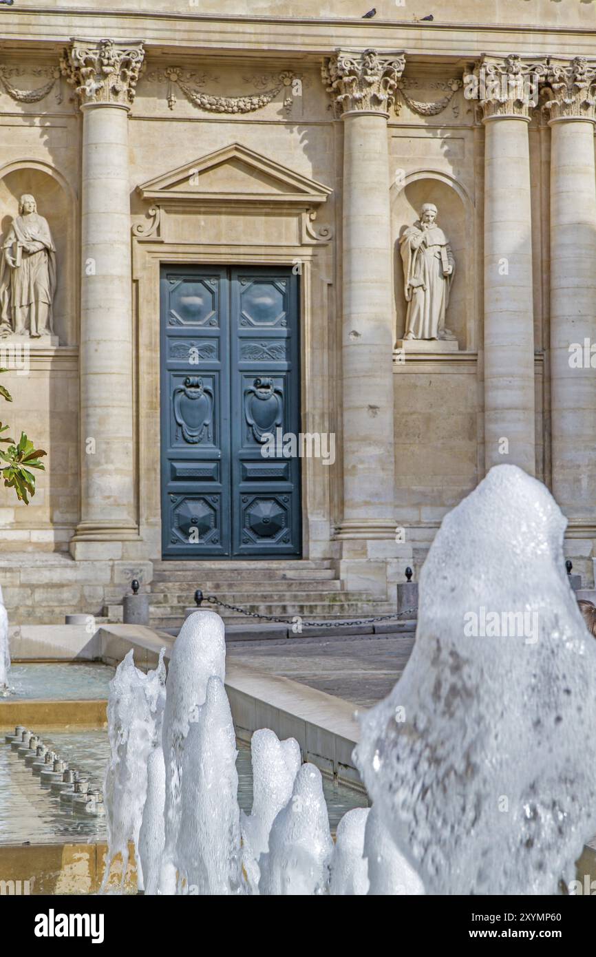 Entrée à l'Université de la Sorbonne à Paris, France, Europe Banque D'Images