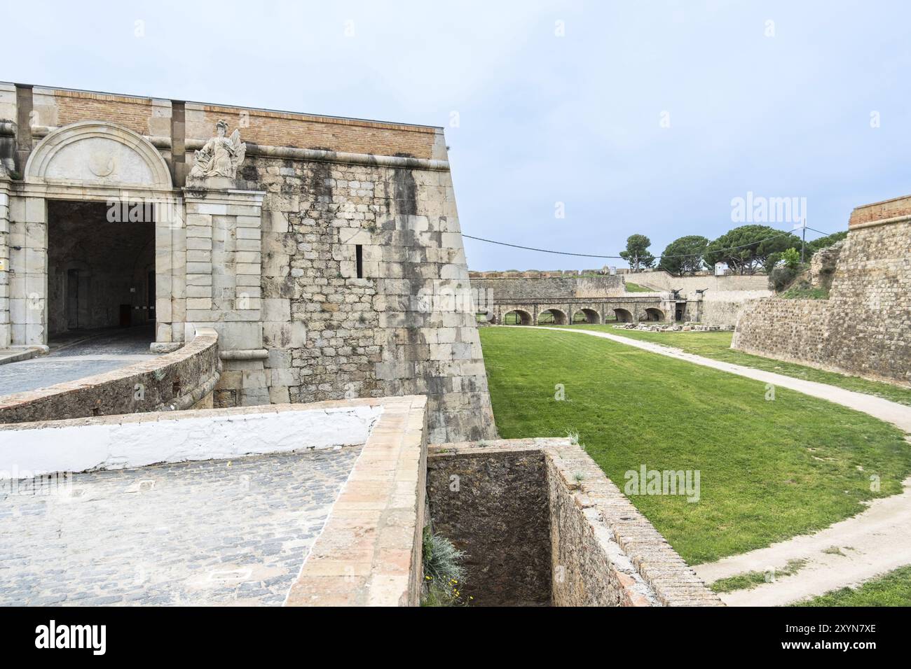 La forteresse de San Fernando à Figueras, Espagne, Europe Banque D'Images