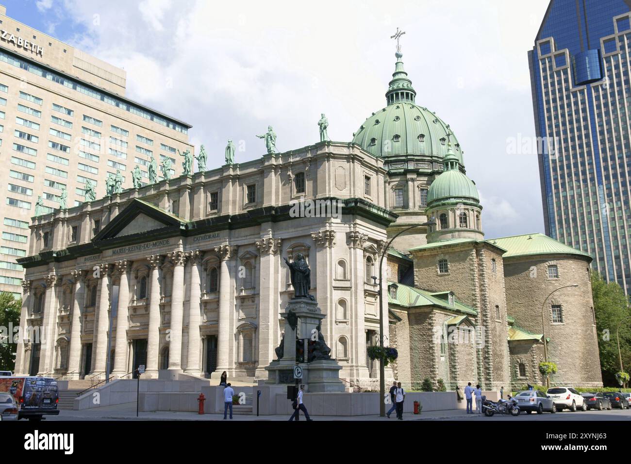 Montréal, Canada, 10 août 2008 : Cathédrale Marie Reine du monde (Cathédrale Basilique Marie Reine du monde) à Montréal, Québec, Canada. Ce CHU Banque D'Images