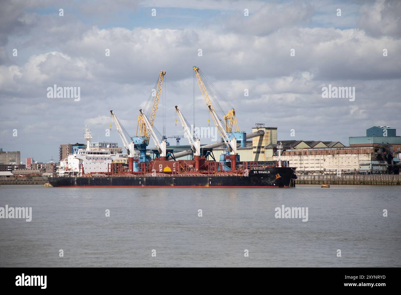 Thames Refinery, Factory Road, Silvertown, Londres E16 2EW. Banque D'Images