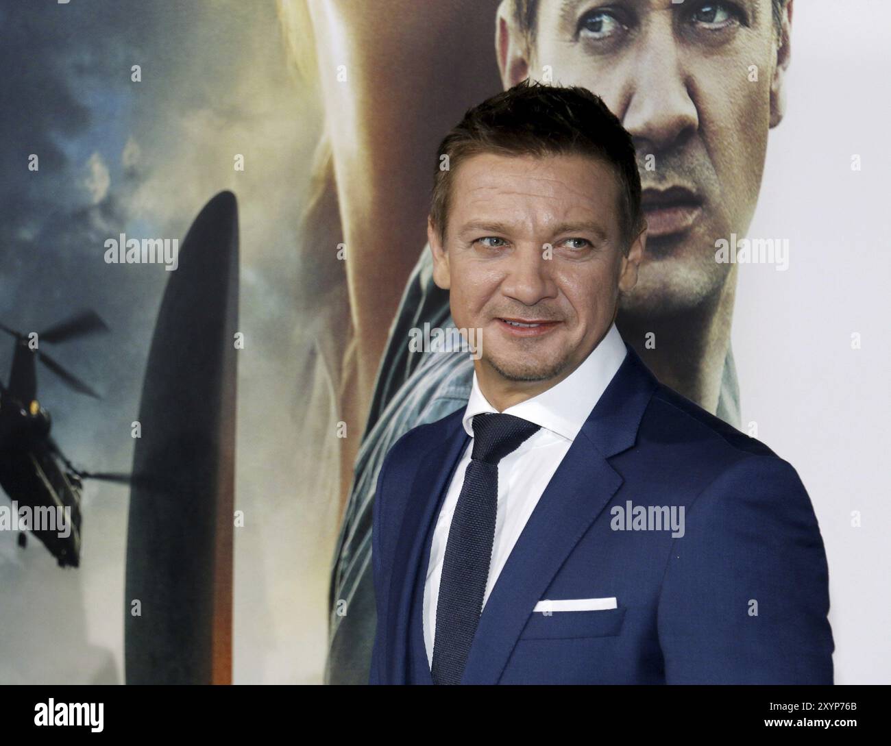 Jeremy Renner à la première de 'Arrival' à Los Angeles au Regency Village Theater à Westwood, USA le 6 novembre 2016 Banque D'Images