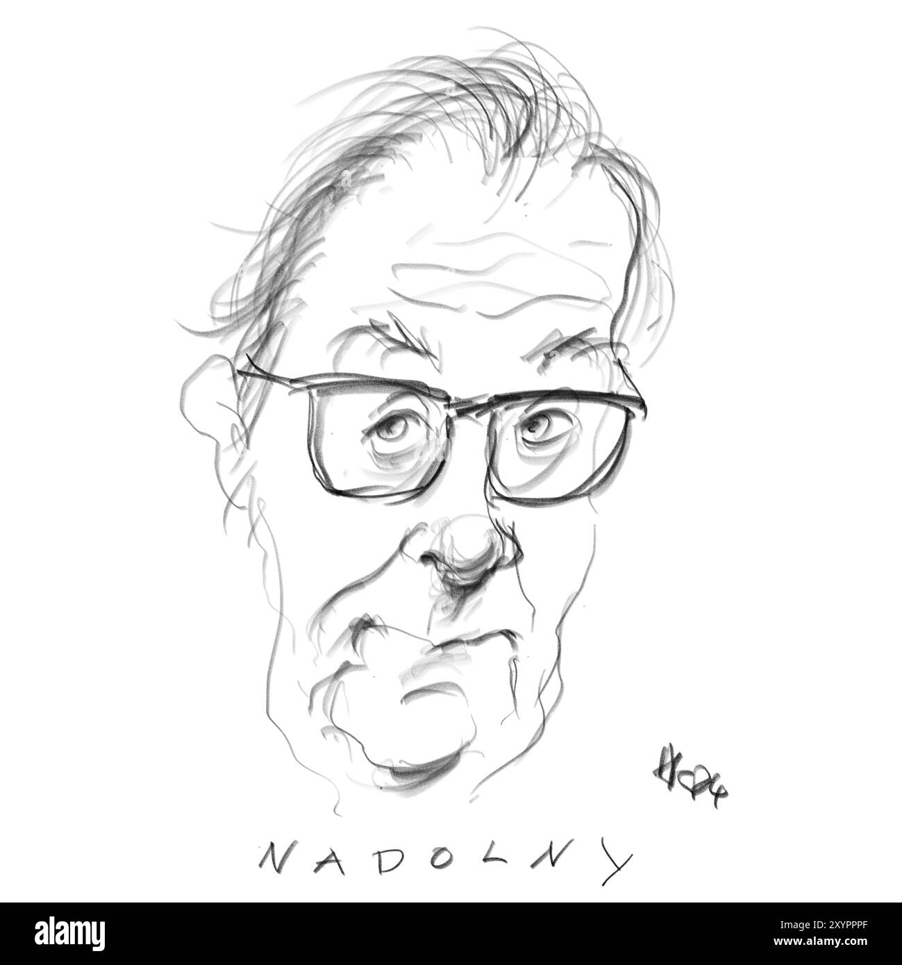 Portrait de l'auteur Sten Nadolny Banque D'Images