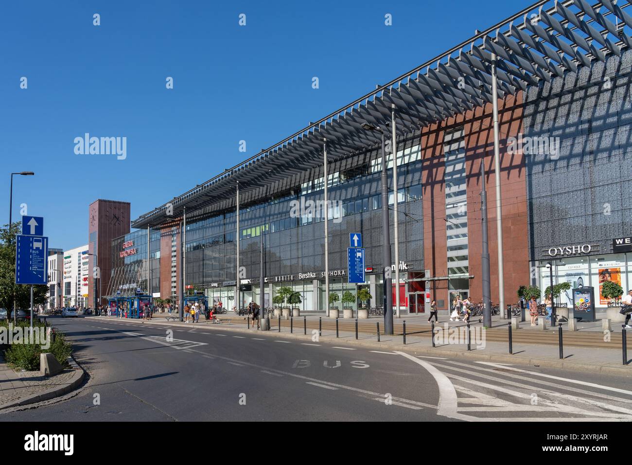 Centre commercial Galeria Krakowska à Cracovie, Polandis. Banque D'Images