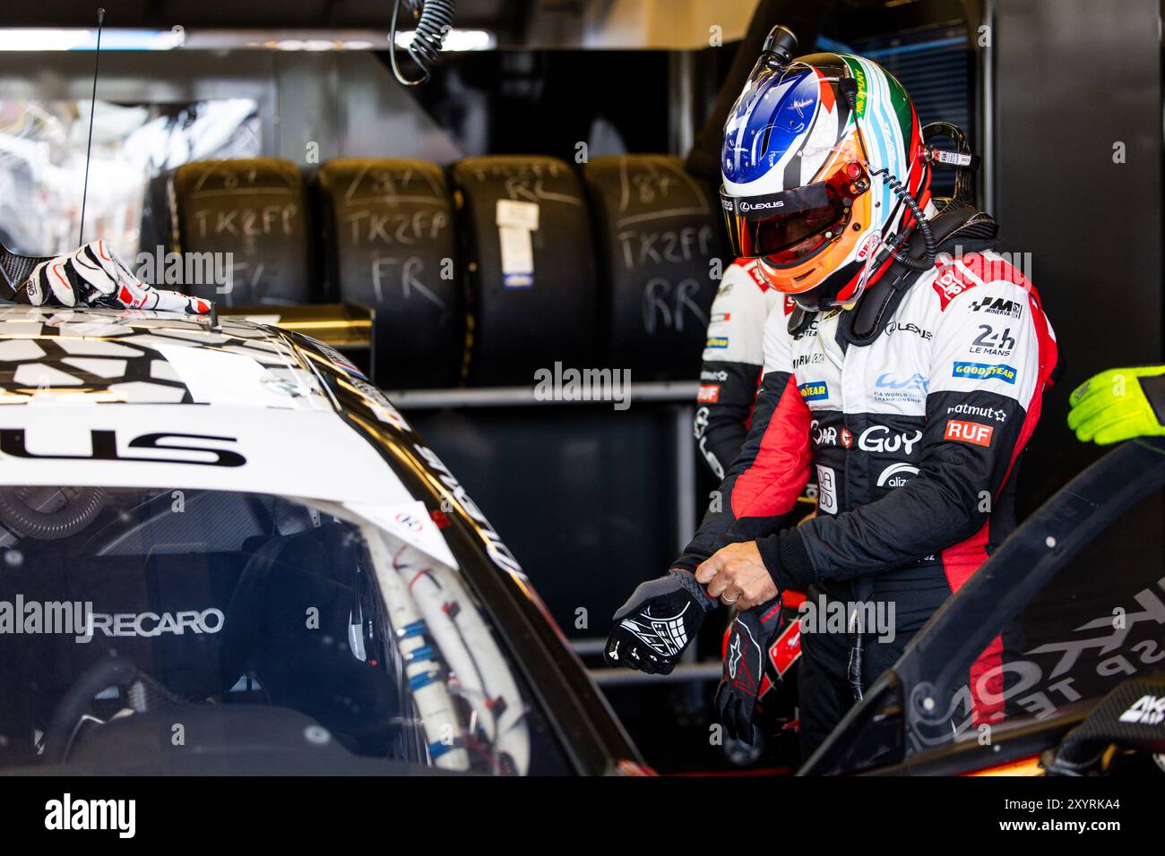 Austin, Etats-Unis. 30 août 2024. LOPEZ José María (Arg), Akkodis ASP Team, Lexus RC F GT3, portrait lors de la Lone Star Star le Mans 2024, 6ème manche du Championnat du monde d'Endurance FIA 2024, du 30 août au 1er septembre 2024 sur le circuit des Amériques à Austin, Texas, États-Unis d'Amérique - photo Julien Delfosse/DPPI crédit : DPPI Media/Alamy Live News Banque D'Images