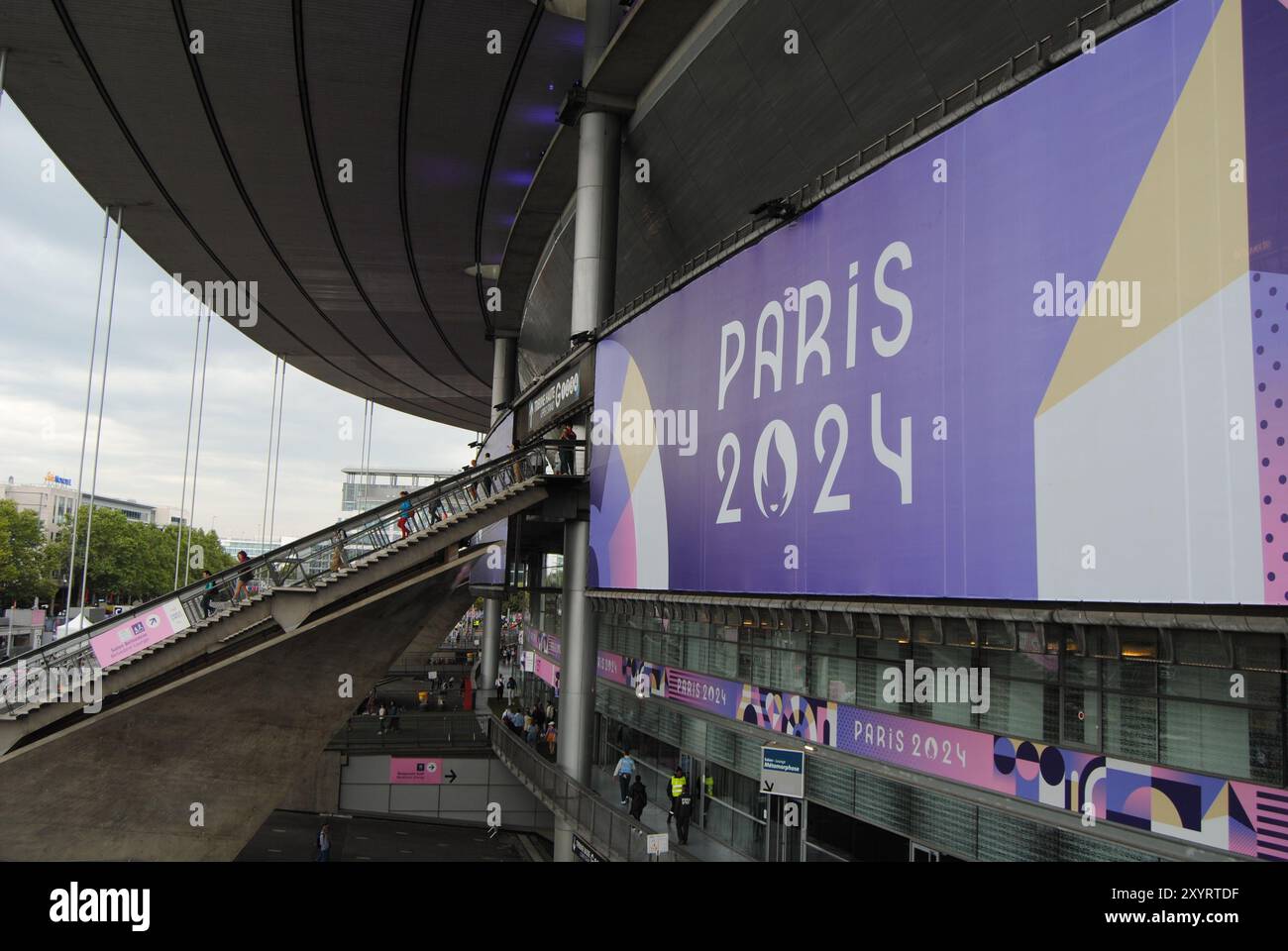 Saint-Denis, France - août 30 2024 : para Athlétisme au stade de France pendant les Jeux Paralympiques de Paris 2024. Banque D'Images