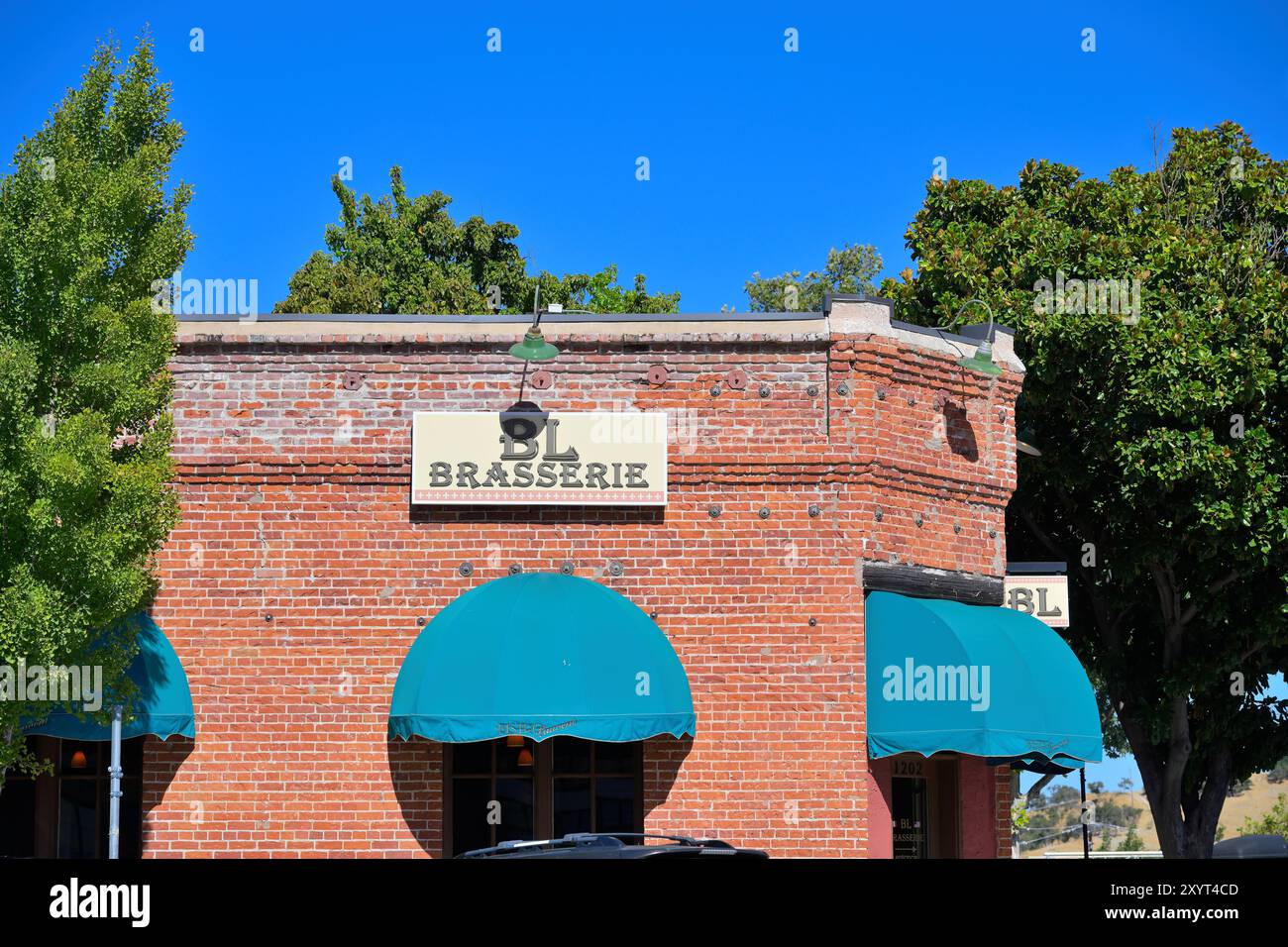 La brasserie française BL, Paso Robles CA Banque D'Images
