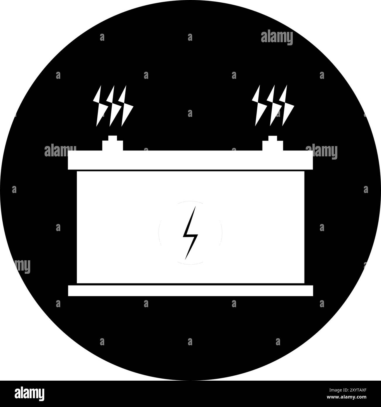 vecteurs icônes illustration batterie de voiture Illustration de Vecteur