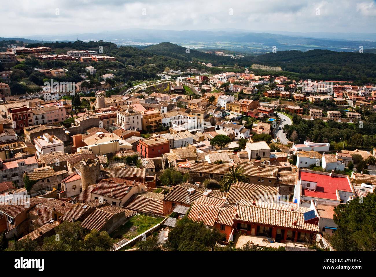 Costa Brava : Begur Banque D'Images