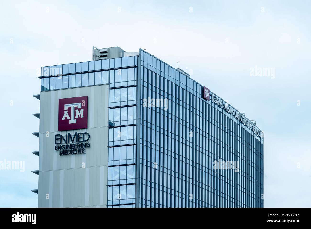 School of Engineering Medicine (EnMed) située dans le Texas Medical Center (TMC) à Houston, Texas, États-Unis. Banque D'Images