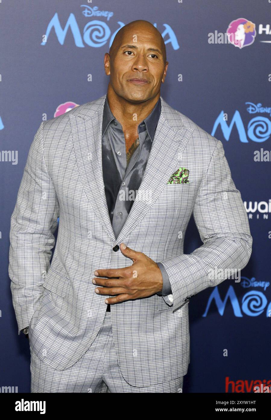 Dwayne Johnson à l'AFI FEST 2016 première de 'Moana' au El Capitan Theatre à Hollywood, États-Unis le 14 novembre 2016 Banque D'Images