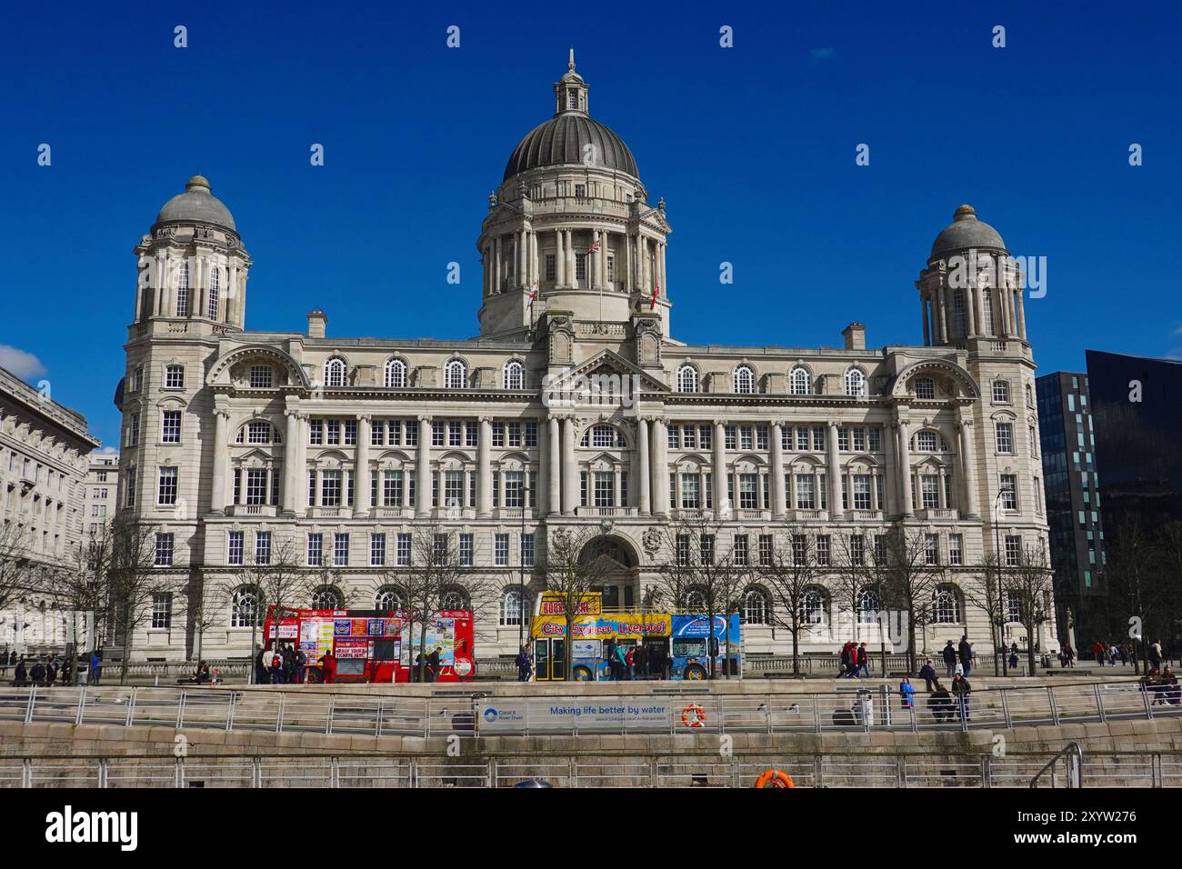 Pier Head, Liverpool, Royaume-Uni Banque D'Images