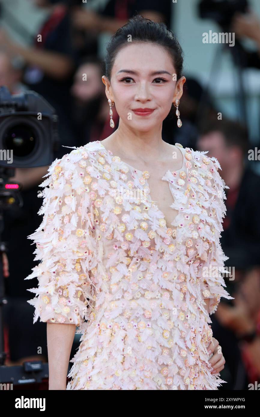 Italie, Lido di Venezia, 30 août 2024 : Zhang Ziyi assiste à un tapis rouge pour 'Babygirl' lors du 81e Festival international du film de Venise le 30 août 2024 à Venise, Italie. Photo Da Re/Sintesi/Alamy Live News Banque D'Images