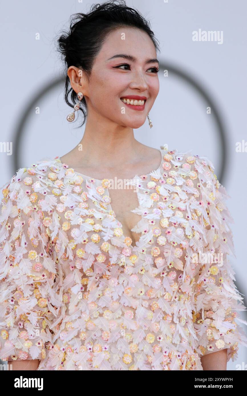 Italie, Lido di Venezia, 30 août 2024 : Zhang Ziyi assiste à un tapis rouge pour 'Babygirl' lors du 81e Festival international du film de Venise le 30 août 2024 à Venise, Italie. Photo Da Re/Sintesi/Alamy Live News Banque D'Images