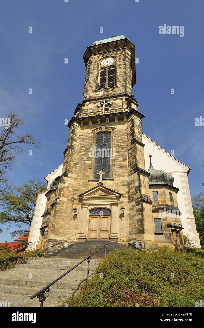 Château de Stolpen en Saxe, au printemps Banque D'Images