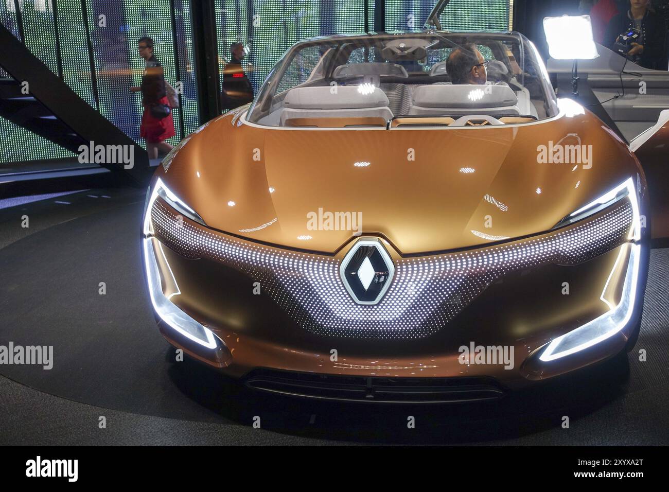 Francfort, Allemagne. 12 septembre 2017. Conférence de presse Renault au 65ème salon international de l'automobile IAA à Francfort-sur-le-main le mardi 12 septembre 20 Banque D'Images