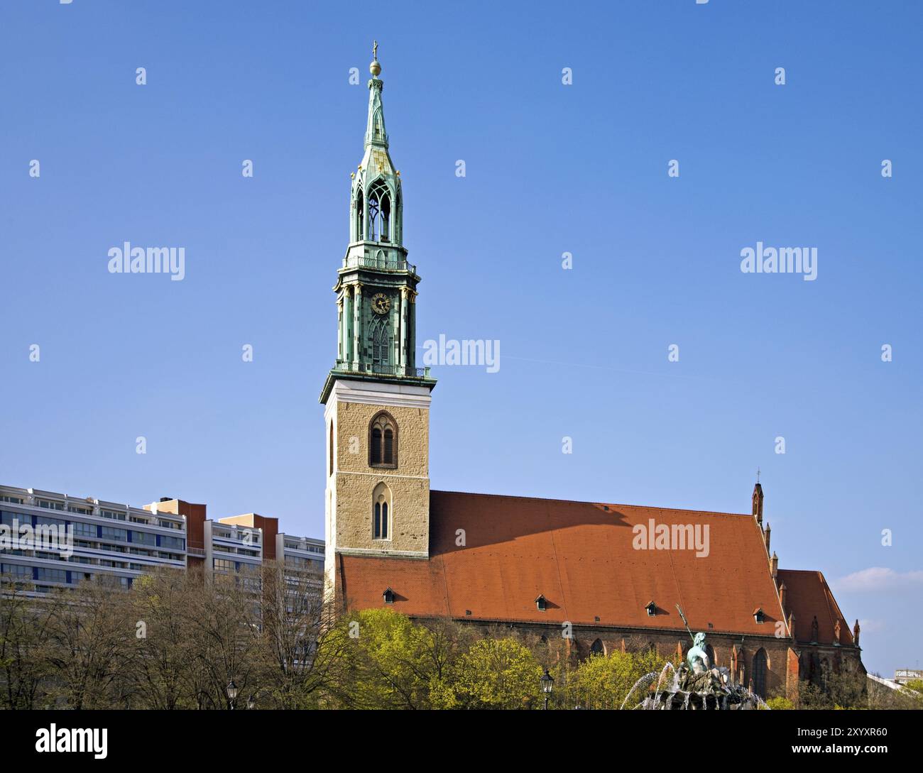 – Eglise Marien dans le centre-ville de la capitale allemande Berlin Banque D'Images